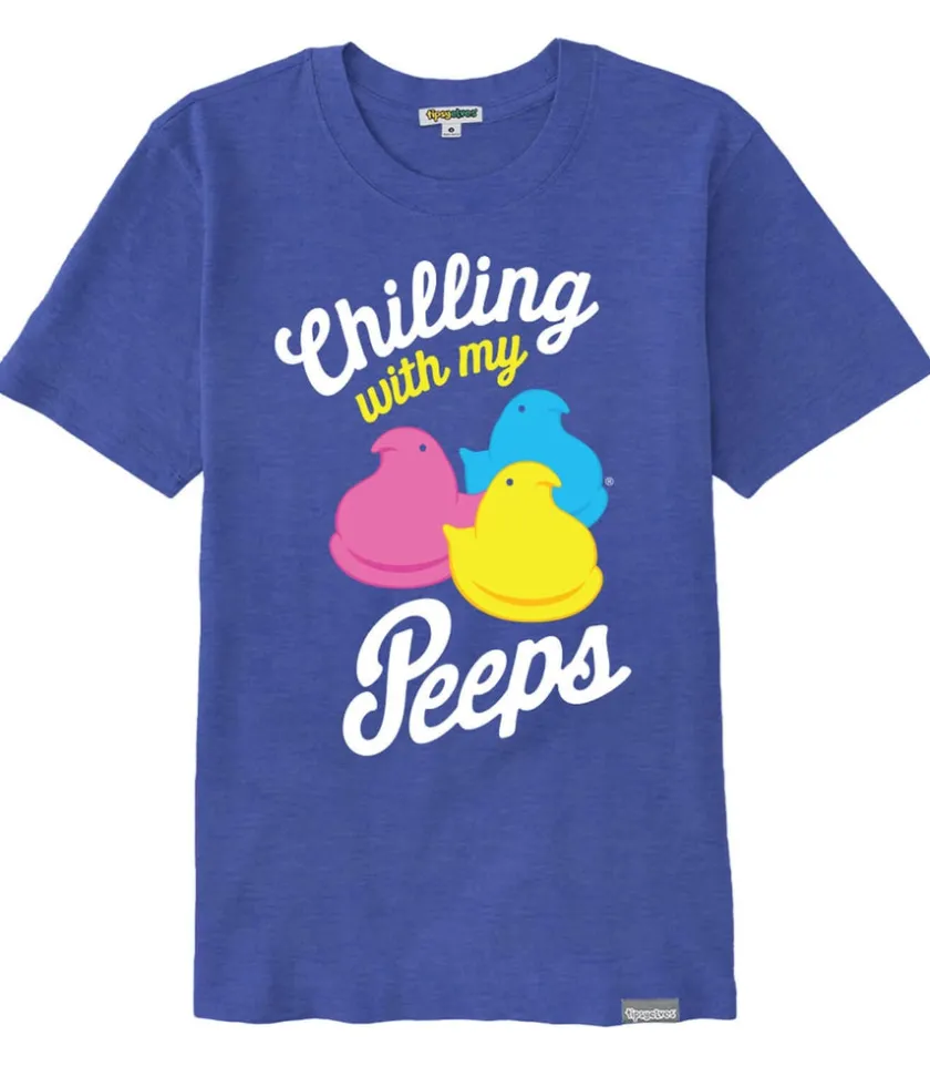 Tipsy Elves Women's PEEPS® Chilling with my Peeps Oversized Boyfriend Tee Clearance
