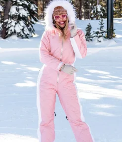 Tipsy Elves Women's Powder Pink Snow Suit
