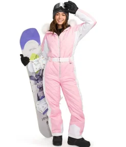 Tipsy Elves Women's Powder Pink Snow Suit