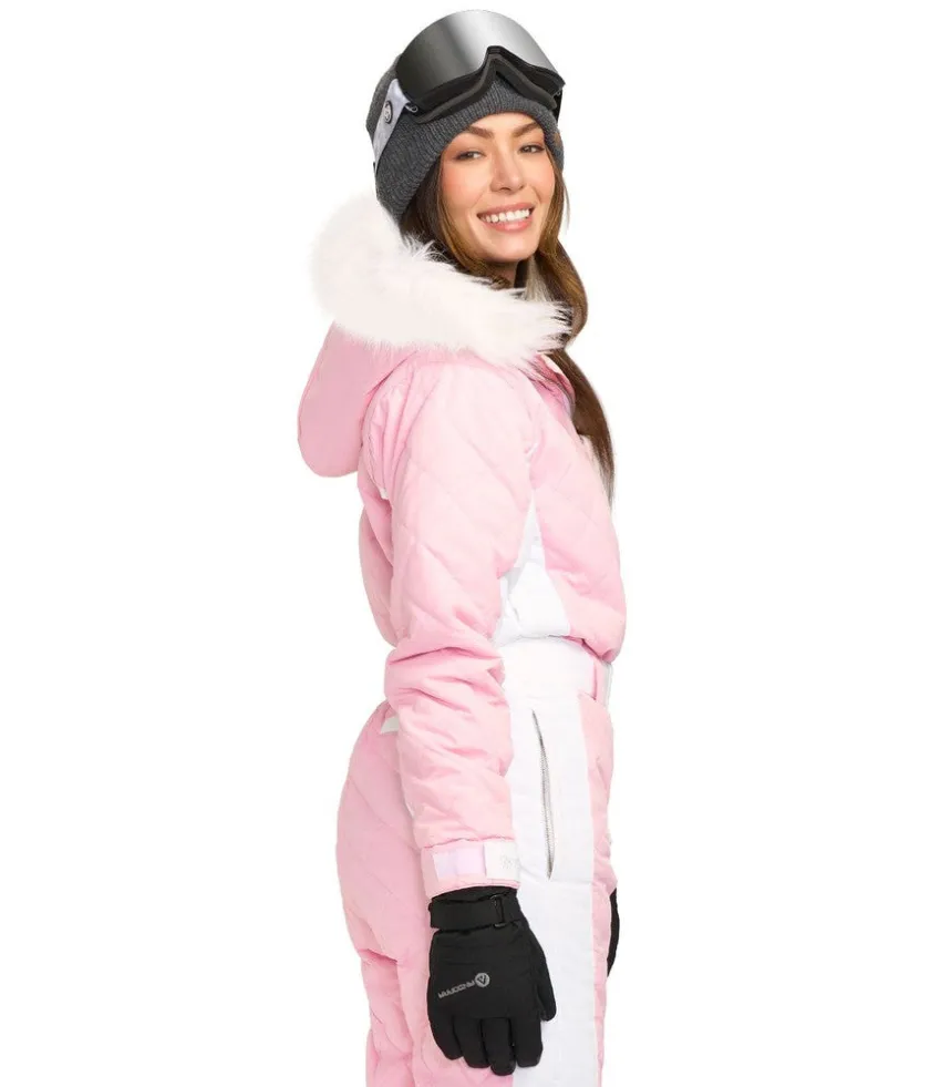 Tipsy Elves Women's Powder Pink Snow Suit