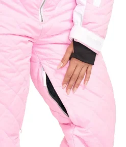 Tipsy Elves Women's Powder Pink Snow Suit