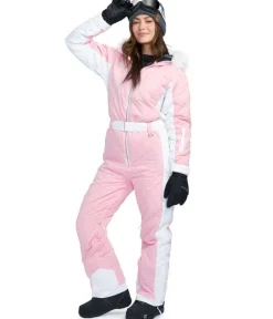 Tipsy Elves Women's Powder Pink Snow Suit