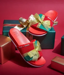 Tipsy Elves Women's Present Reef Slides Discount