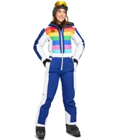Tipsy Elves Women's Rainbow Runway Snow Suit Outlet
