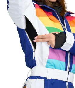 Tipsy Elves Women's Rainbow Runway Snow Suit Outlet
