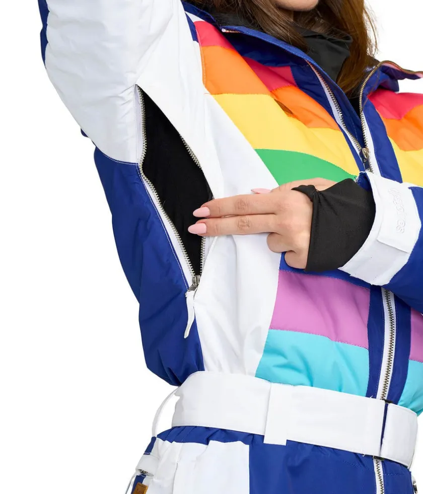 Tipsy Elves Women's Rainbow Runway Snow Suit Outlet