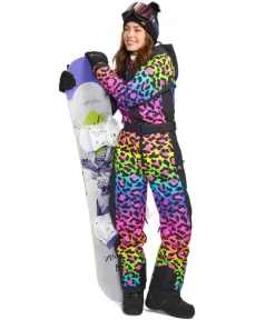 Tipsy Elves Women's 90's Leopard Snow Suit Hot
