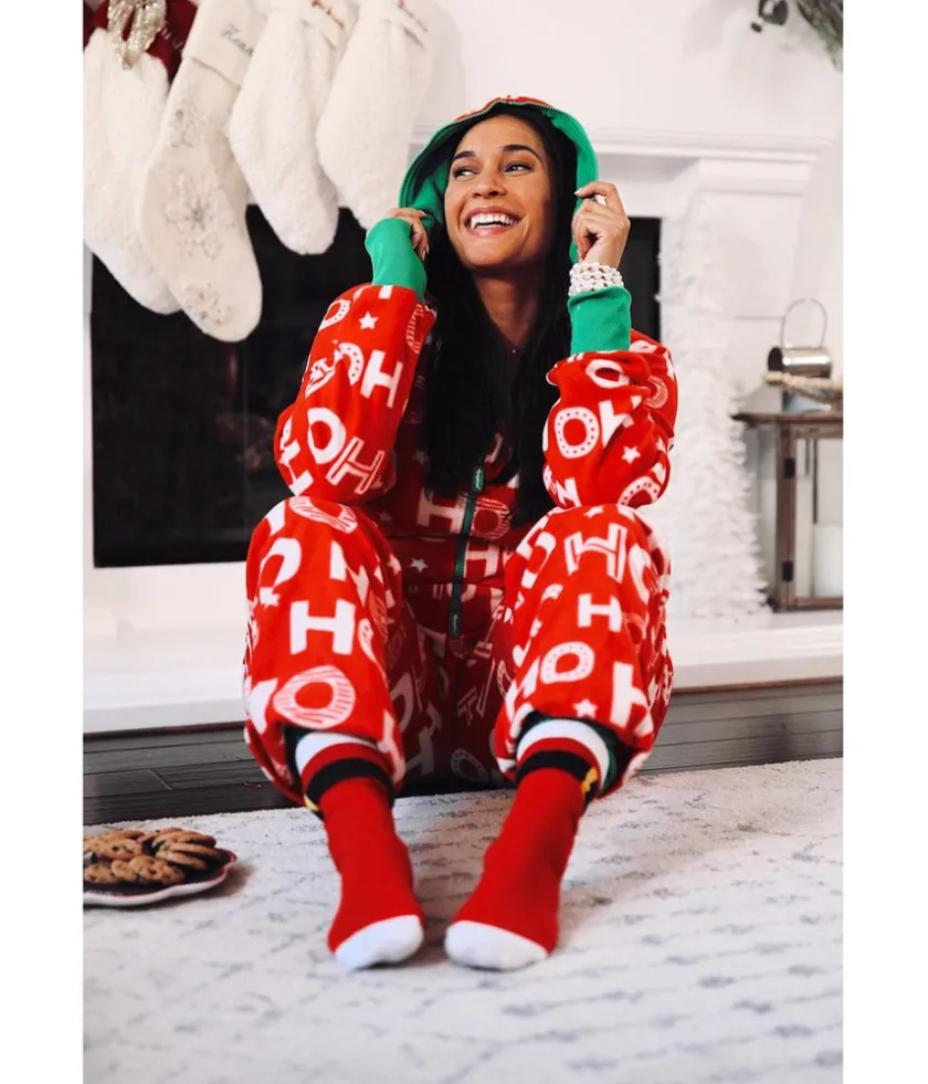 Tipsy Elves Women's Santa Claus Socks (Fits Sizes 6-11W) Hot