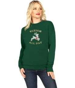 Tipsy Elves Women's Sleigh All Day Crewneck Sweatshirt