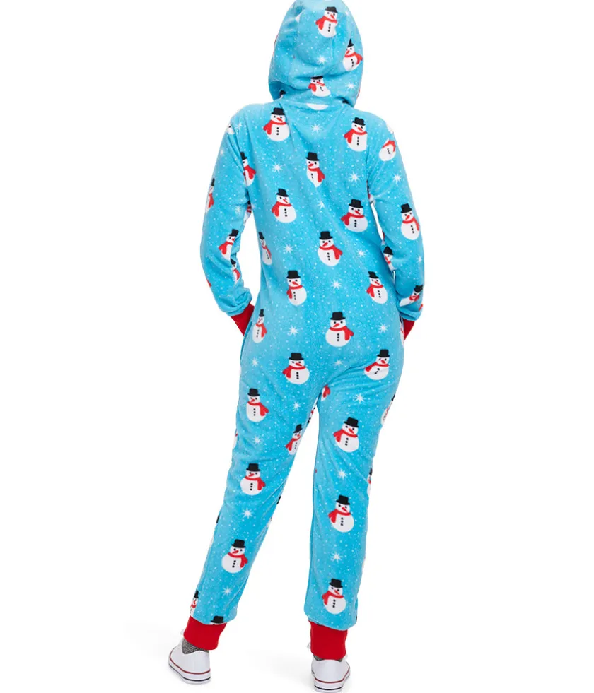 Tipsy Elves Women's Snowman Is An Island Jumpsuit Outlet