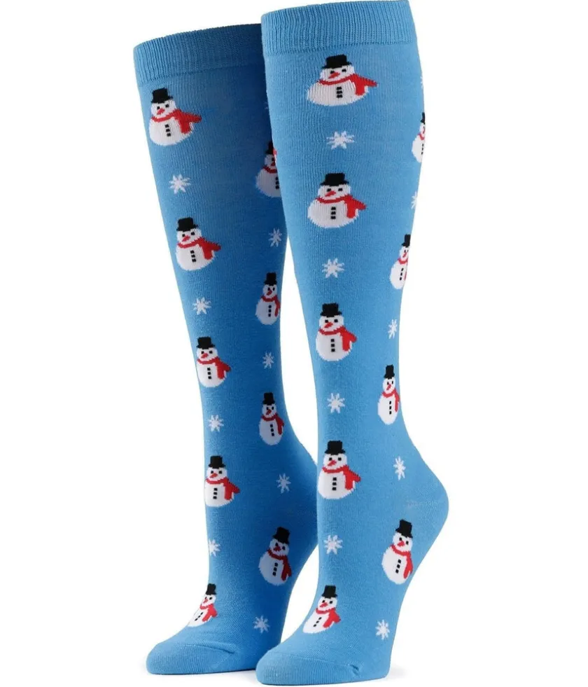 Tipsy Elves Women's Snowman Socks (Fits Sizes 6-11W) Online