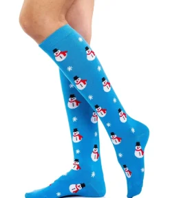 Tipsy Elves Women's Snowman Socks (Fits Sizes 6-11W) Online