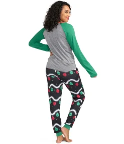 Tipsy Elves Women's Tinsel Tits Pajama Set New