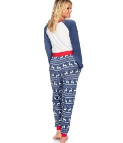 Tipsy Elves Women's Whoop Deer It Is Pajama Set Hot