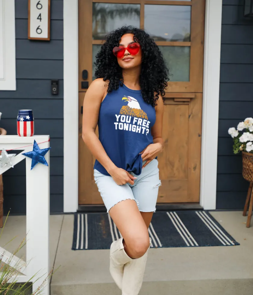 Tipsy Elves Women's You Free Tonight? Tank Top Best